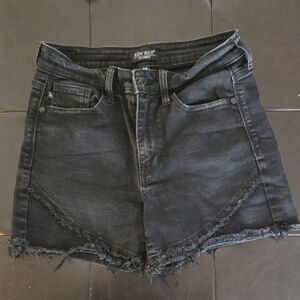 Judy Blue Distressed Black Jean Shorts